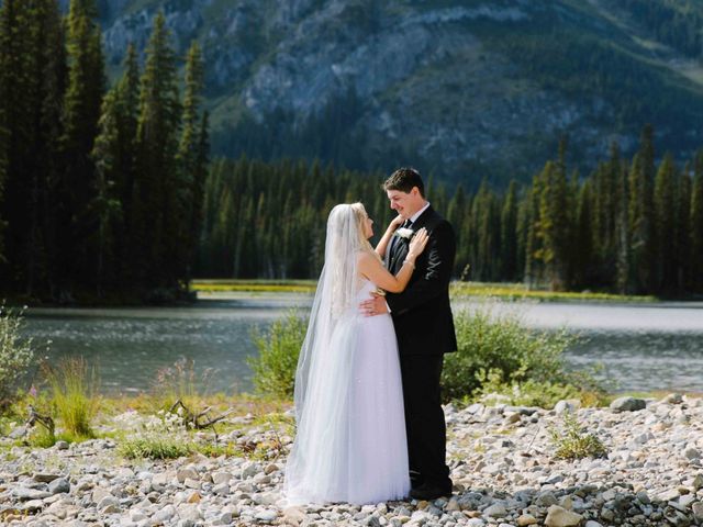 Aleesha and Rhett&apos;s wedding in Canmore, Alberta 29