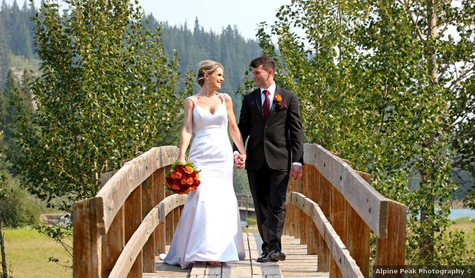 Brent and Tara's wedding in Banff, Alberta