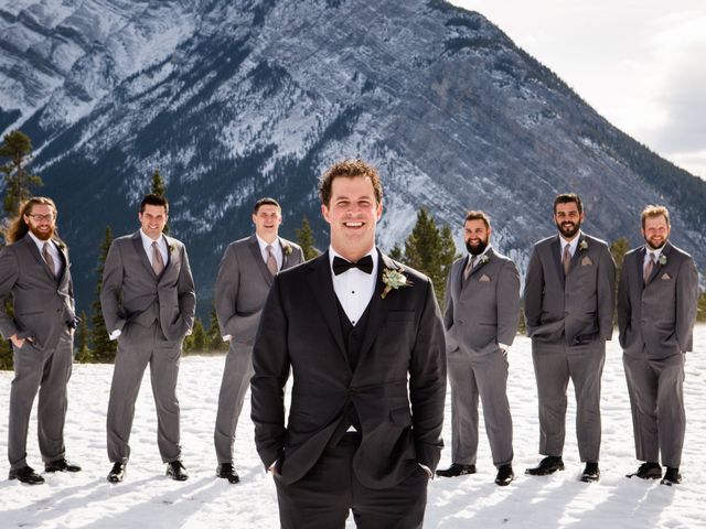 Fraser and Vanessa&apos;s wedding in Banff, Alberta 9