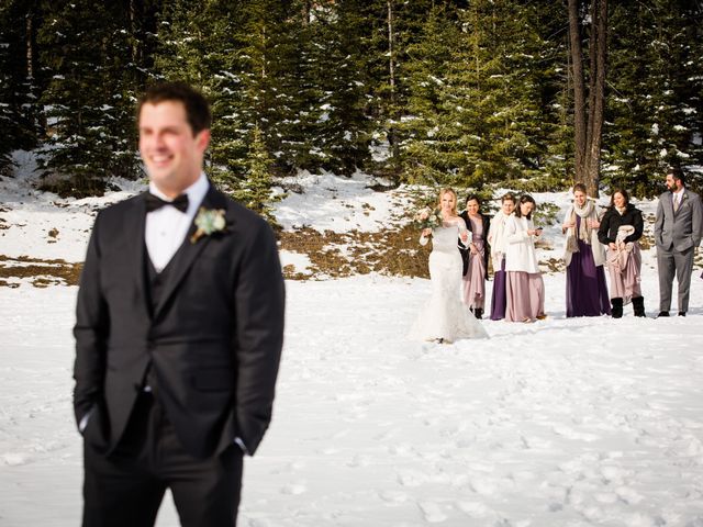 Fraser and Vanessa&apos;s wedding in Banff, Alberta 11