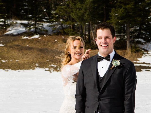 Fraser and Vanessa&apos;s wedding in Banff, Alberta 12