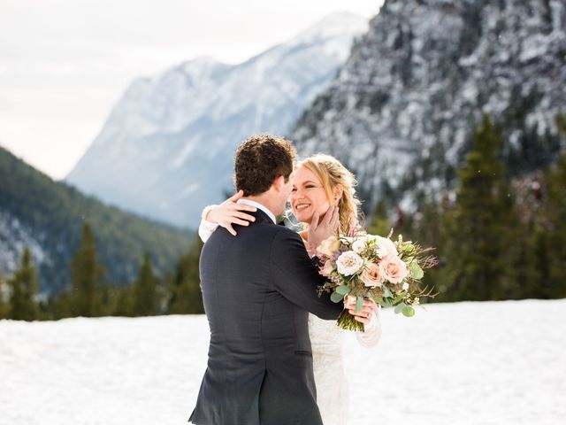 Fraser and Vanessa&apos;s wedding in Banff, Alberta 13