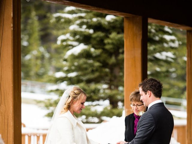 Fraser and Vanessa&apos;s wedding in Banff, Alberta 38