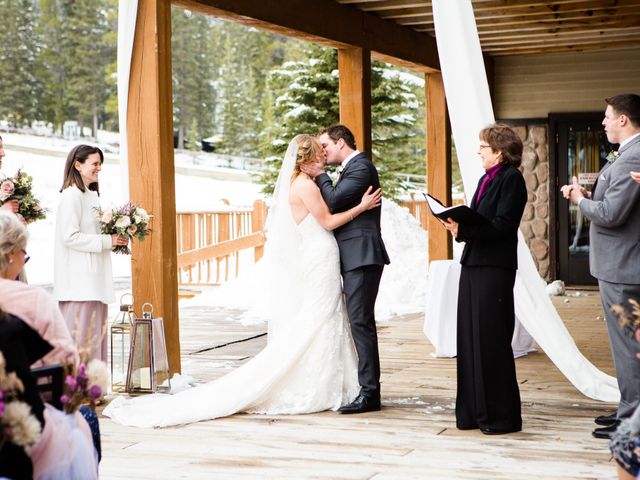 Fraser and Vanessa&apos;s wedding in Banff, Alberta 44