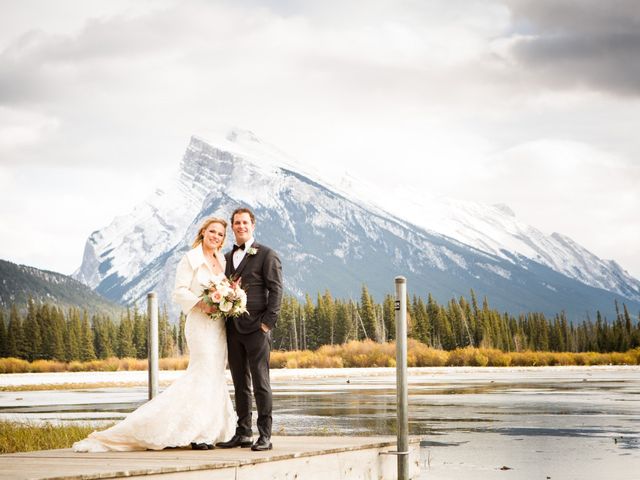 Fraser and Vanessa&apos;s wedding in Banff, Alberta 67