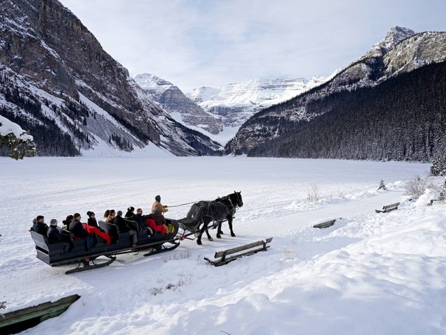 Jay and Cynthia&apos;s wedding in Lake Louise, Alberta 8