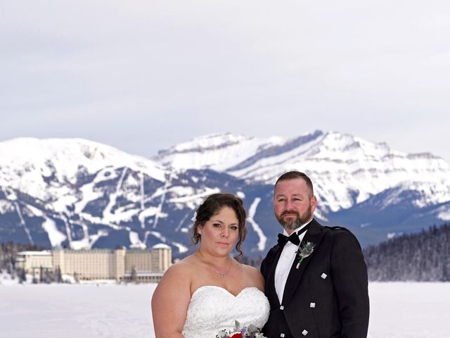 Jay and Cynthia&apos;s wedding in Lake Louise, Alberta 13