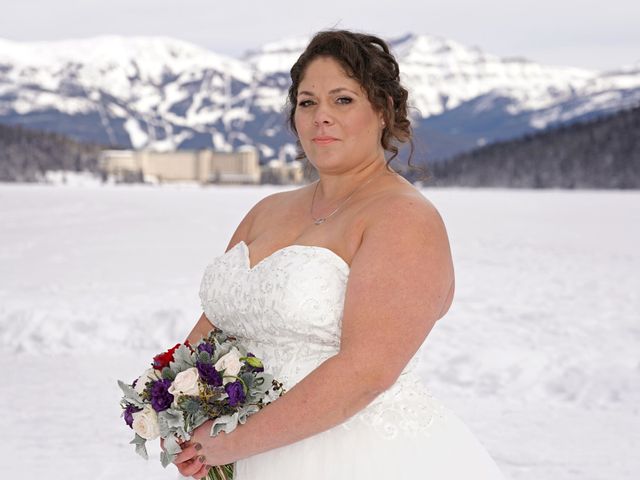 Jay and Cynthia&apos;s wedding in Lake Louise, Alberta 16