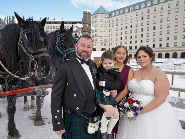 Jay and Cynthia&apos;s wedding in Lake Louise, Alberta 19