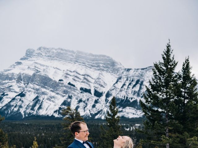 Robert and Stephanie&apos;s wedding in Banff, Alberta 1
