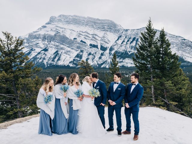 Robert and Stephanie&apos;s wedding in Banff, Alberta 4