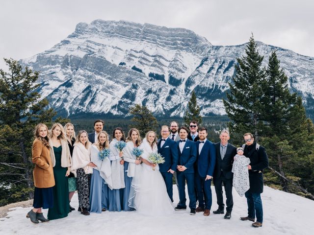 Robert and Stephanie&apos;s wedding in Banff, Alberta 5