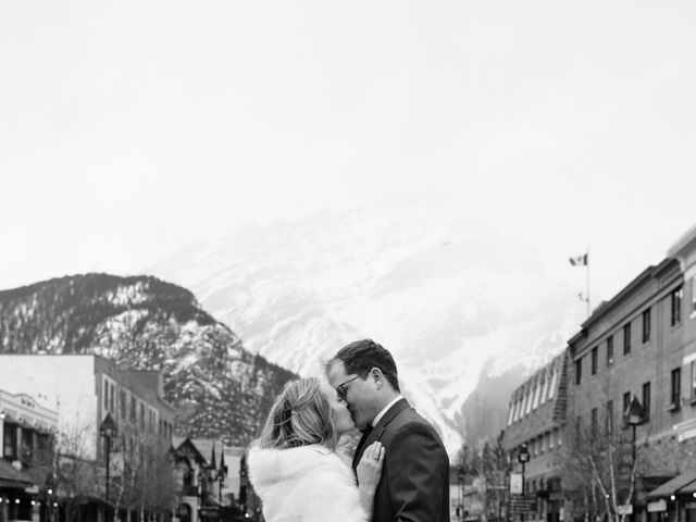 Robert and Stephanie&apos;s wedding in Banff, Alberta 10