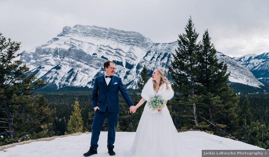 Robert and Stephanie's wedding in Banff, Alberta