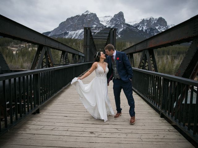 Adam and Erin&apos;s wedding in Canmore, Alberta 32