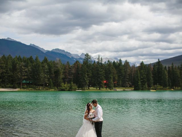 Beau and Miranda's wedding in Jasper, Alberta 10