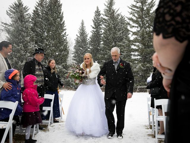 Mathew and Kaala&apos;s wedding in Canmore, Alberta 11