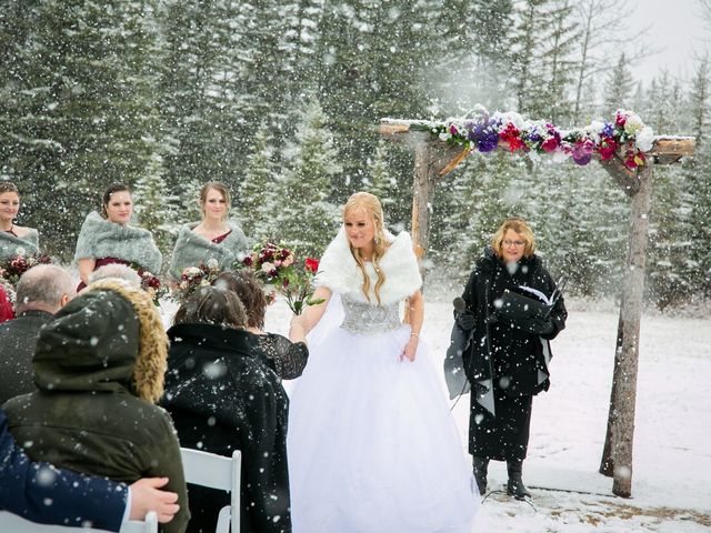 Mathew and Kaala&apos;s wedding in Canmore, Alberta 12