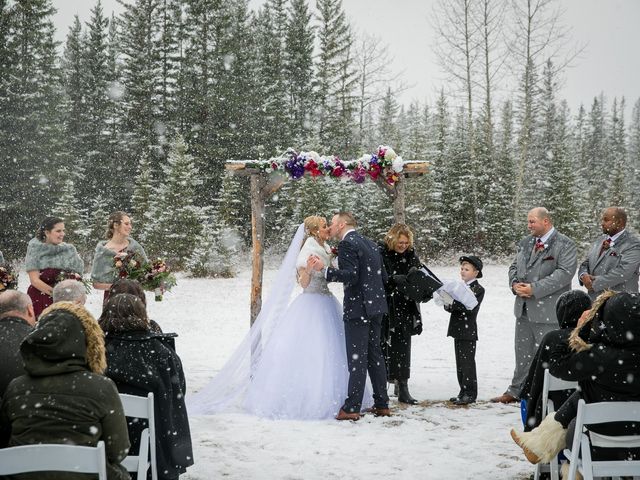 Mathew and Kaala&apos;s wedding in Canmore, Alberta 13