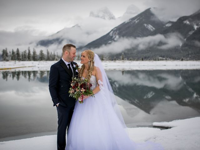 Mathew and Kaala&apos;s wedding in Canmore, Alberta 1