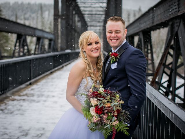 Mathew and Kaala&apos;s wedding in Canmore, Alberta 19