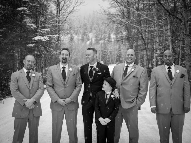 Mathew and Kaala&apos;s wedding in Canmore, Alberta 22