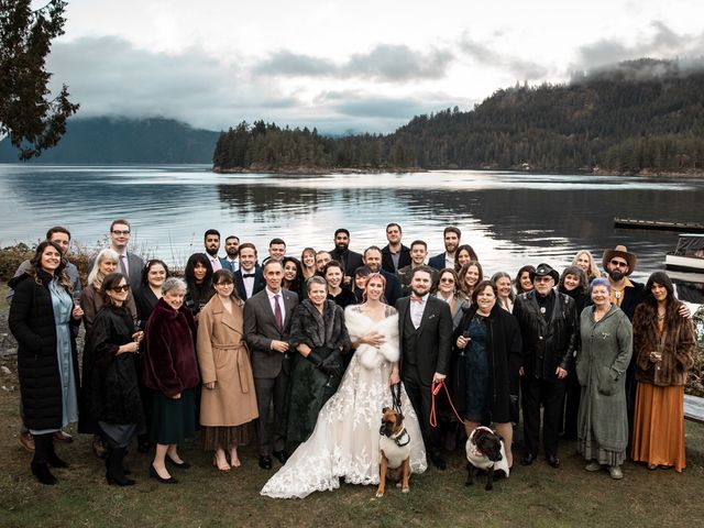 Brennan and Amy&apos;s wedding in Egmont, British Columbia 3