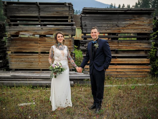 Edward and Andi&apos;s wedding in Invermere, British Columbia 2