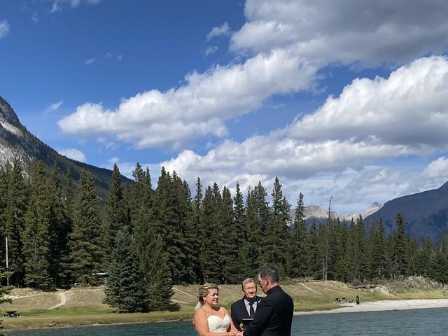 David MacDonald and Alicia MacDonald&apos;s wedding in Banff, Alberta 5