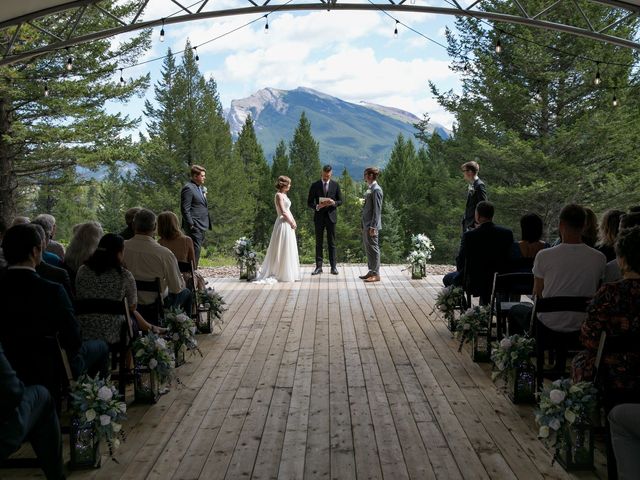 Brent and Emma&apos;s wedding in Canmore, Alberta 15