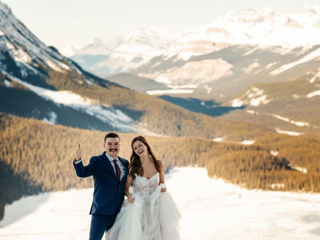 Jordan and Kelly&apos;s wedding in Banff, Alberta 4