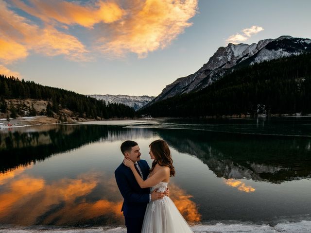 Jordan and Kelly&apos;s wedding in Banff, Alberta 2