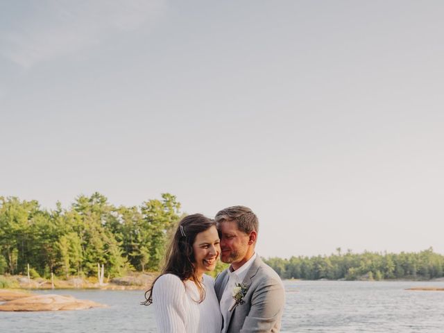 Elena and Dan&apos;s wedding in Parry Sound, Ontario 22