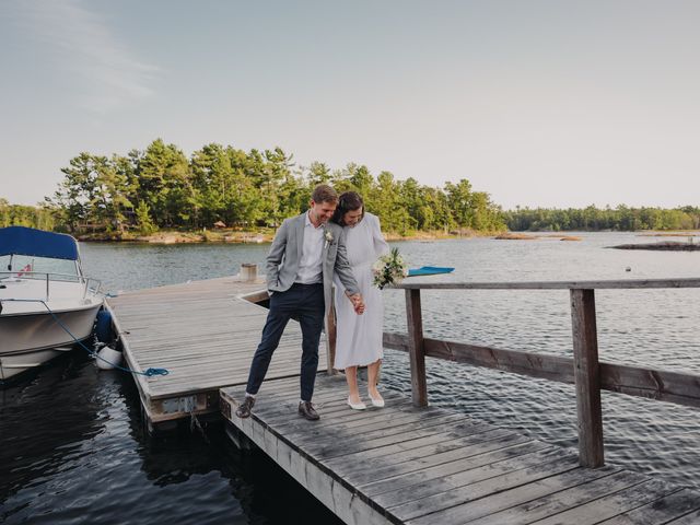 Elena and Dan&apos;s wedding in Parry Sound, Ontario 27