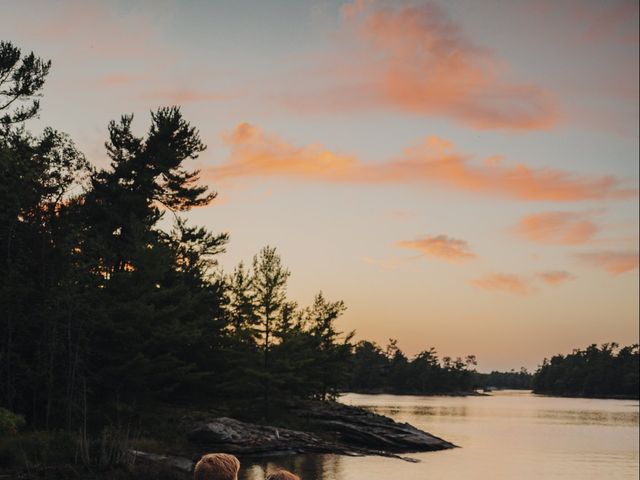 Elena and Dan&apos;s wedding in Parry Sound, Ontario 33