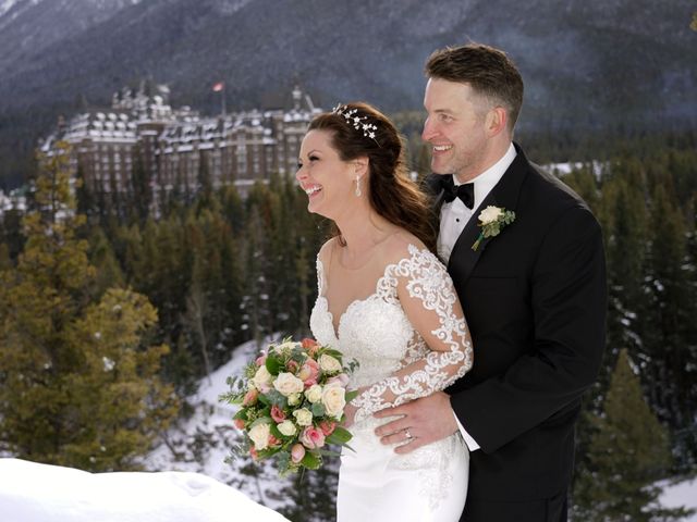Shane and Angela&apos;s wedding in Banff, Alberta 20