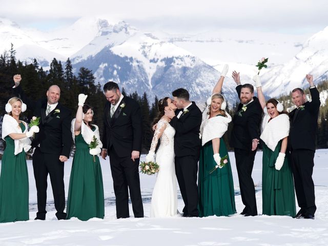 Shane and Angela&apos;s wedding in Banff, Alberta 21