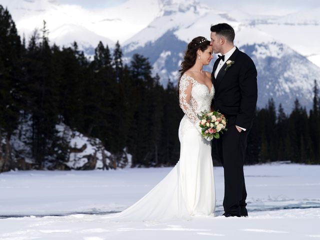 Shane and Angela&apos;s wedding in Banff, Alberta 22