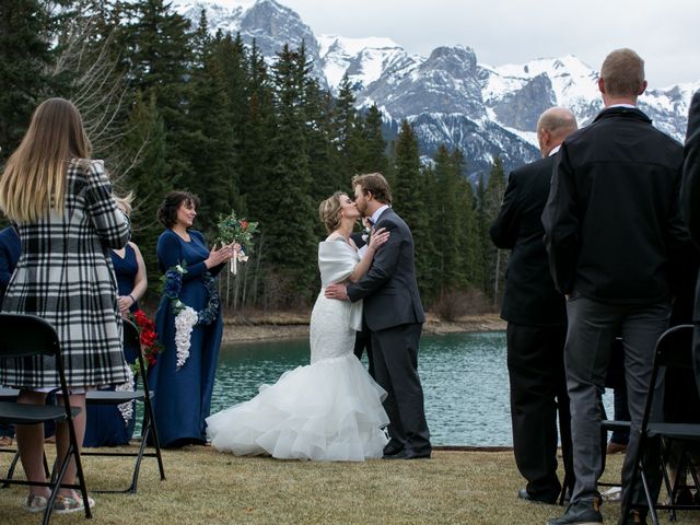 Tim and Amanda&apos;s wedding in Canmore, Alberta 1