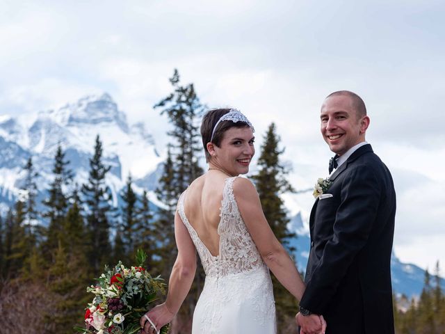 Allan and Corinne&apos;s wedding in Canmore, Alberta 34