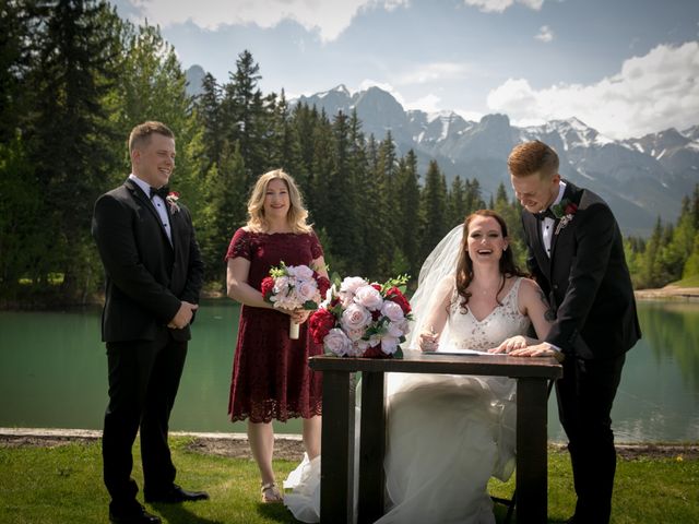 Matt and Keeley&apos;s wedding in Canmore, Alberta 1