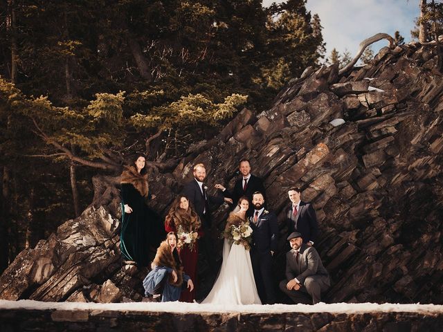 Ben and Shari&apos;s wedding in Banff, Alberta 42