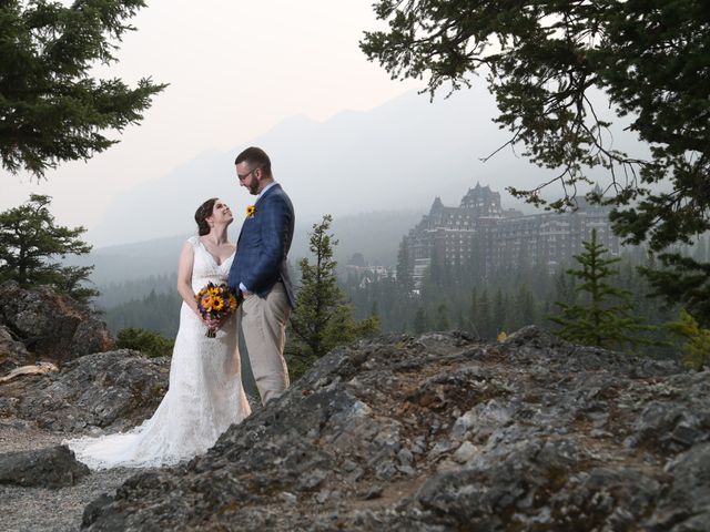 Kevin and Stephanie&apos;s wedding in Banff, Alberta 14