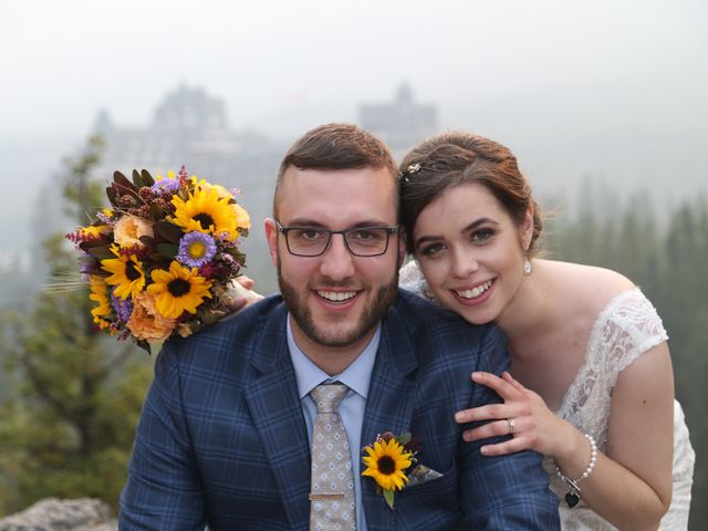 Kevin and Stephanie&apos;s wedding in Banff, Alberta 18