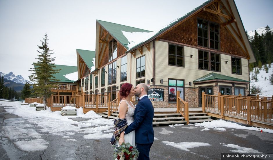 Lindsey and Guy's wedding in Banff, Alberta