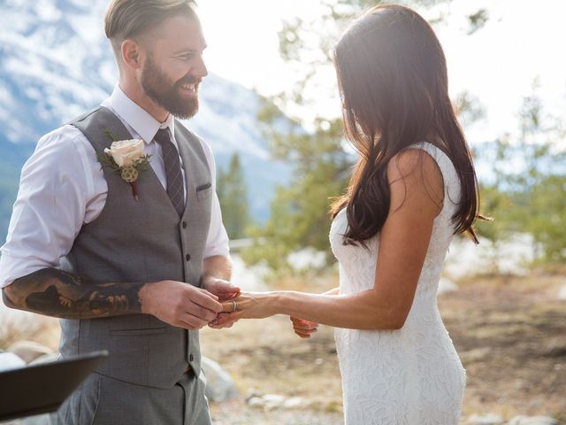 Melanie and Joel&apos;s wedding in Banff, Alberta 24