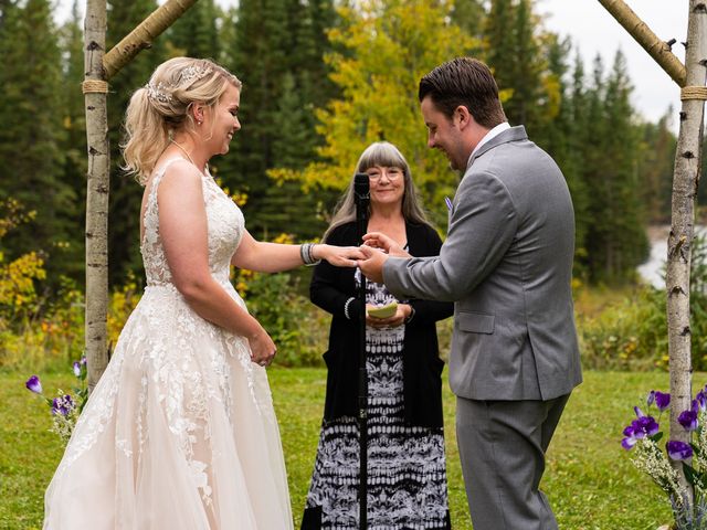 Kelly and Aly&apos;s wedding in Water Valley, Alberta 14