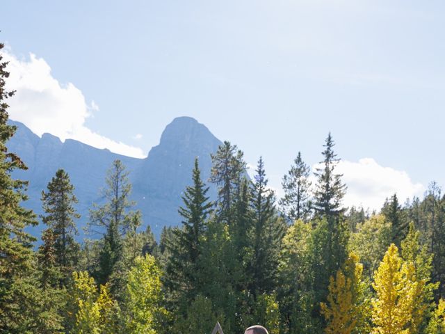 Shawn and Laura&apos;s wedding in Canmore, Alberta 1