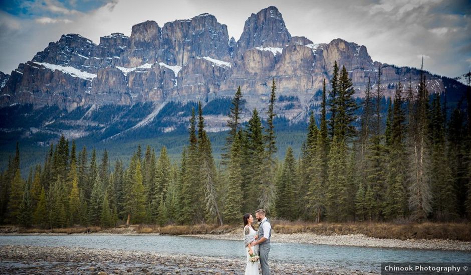 Melanie and Joel's wedding in Banff, Alberta