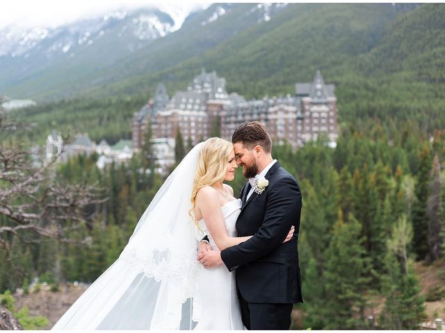 Myles and Stephanie&apos;s wedding in Banff, Alberta 7